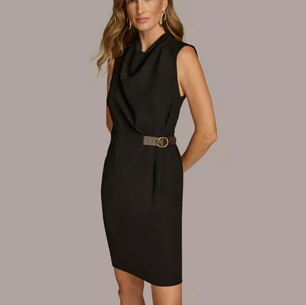 Elegant Black Sleeveless Dress